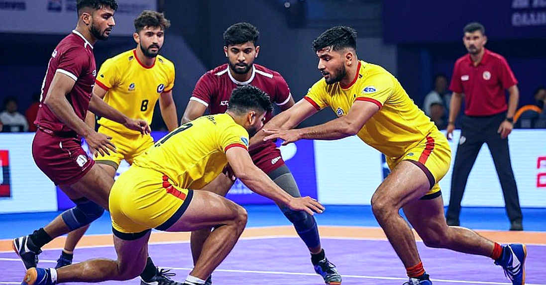 বোনাস লাইনের ছায়ায় নয় নম্বর সোনা: ভারত ৪৮–২৫ বাংলাদেশ ম্যাচের ভেতরের হিসাব বোনাস লাইনের ছায়ায় নয় নম্বর সোনা: ভারত ৪৮–২৫ বাংলাদেশ ম্যাচের ভেতরের হিসাব
