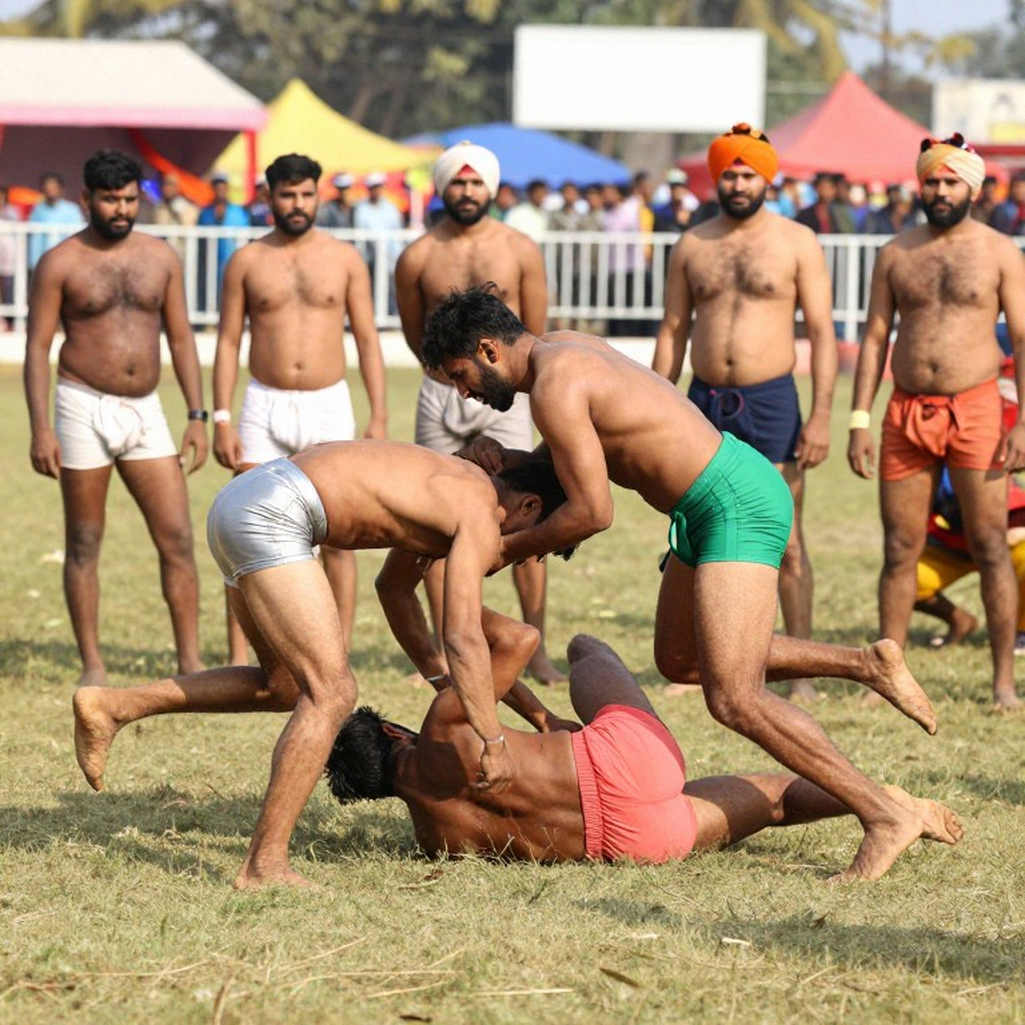 ভারত বনাম জাপান কাবাডি: সুনীল কুমারের আর্মব্যান্ড আর লেজারের ফাঁকা কলাম